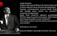 Perpa 10 Kasım 2015 Atatürk’ü Anma Töreni