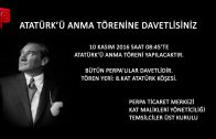 Perpa 10 Kasım’da Atatürk’ü Anıyor