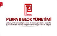 Perpa B Blok Çalışmaları 2016 Dönemi